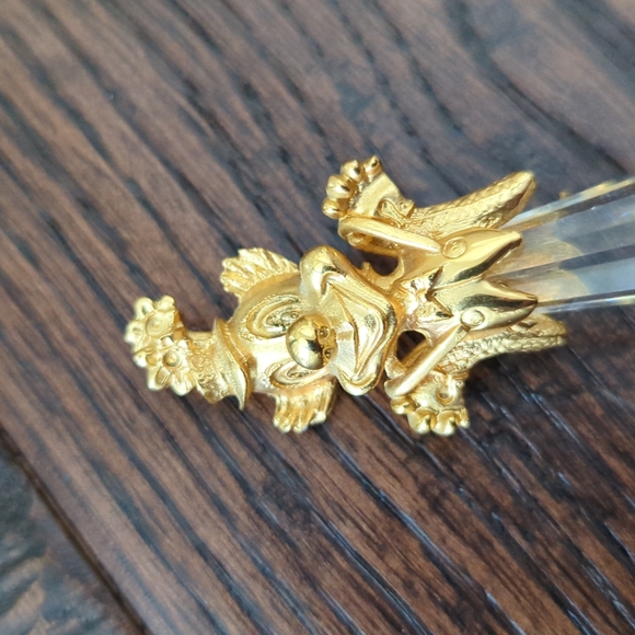 SWAROVSKI I RARE Vintage 1983 Trimlite Giftware Crystal and Gold Circus Clown - Picture 13 of 15